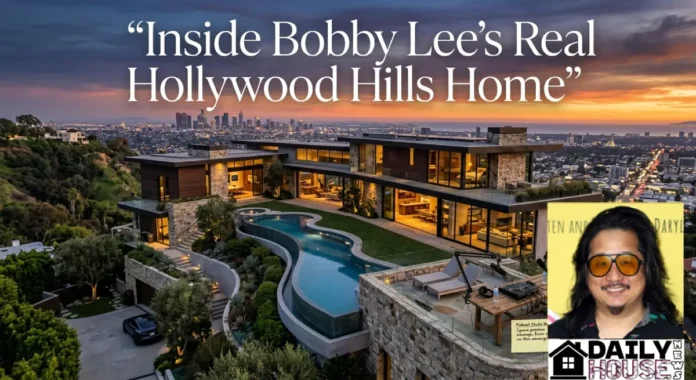 Bobby Lee house in Hollywood Hills Los Angeles